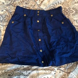 Vintage navy blue skirt